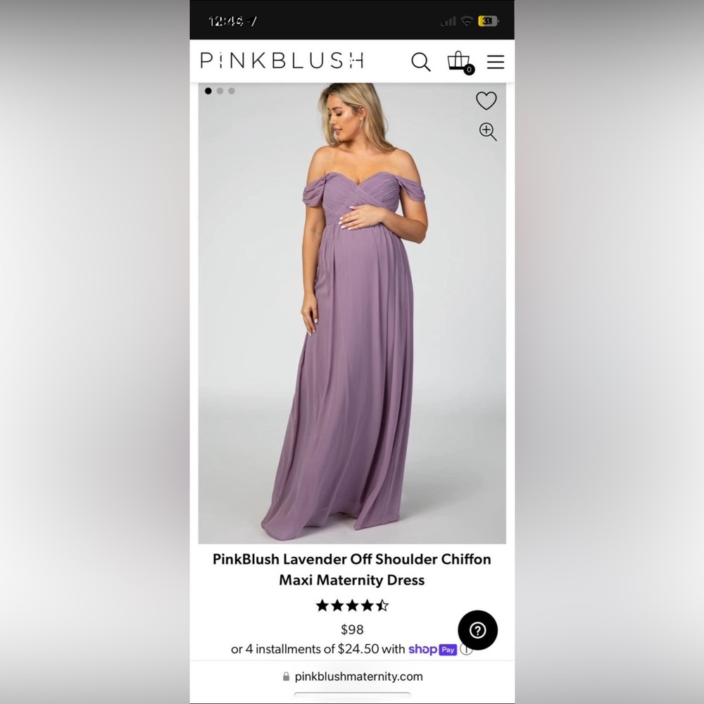 PinkBlush Maternity Dress